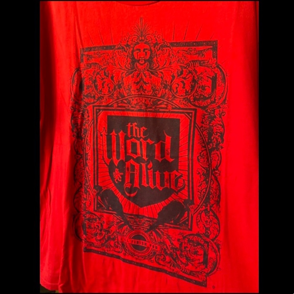 The Word Alive band t shirt